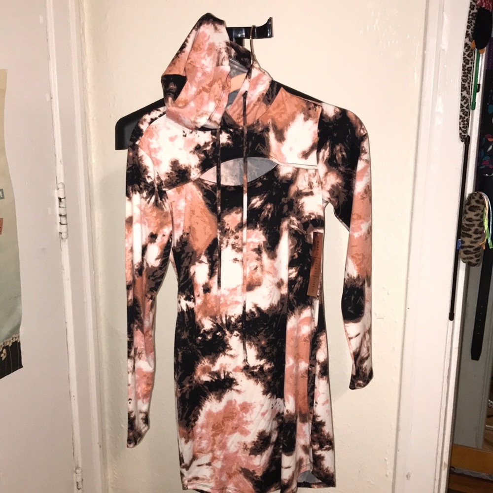 Tie dye Hooded Dress